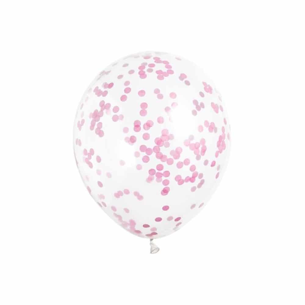confetti ballon roze